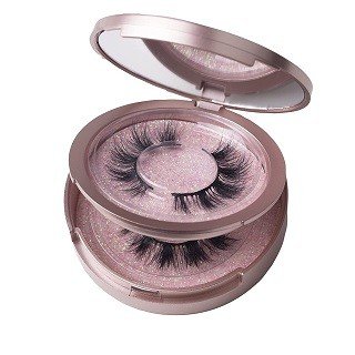 Arimika 2 Pairs Natural Short 3D Mink False Eyelashes