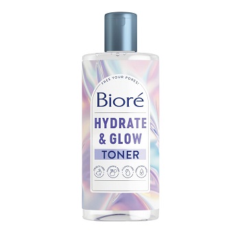 Bioré Hydrate & Glow 2% Lactic Acid Free Exfoliating Face Toner