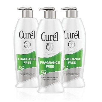 Curel Fragrance Free Body Lotion, Unscented Dry Skin Moisturizer