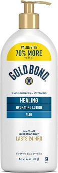 Gold Bond Healing Hydrating Lotion with Aloe Moisturizes