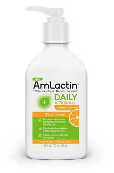 AmLactin Daily Vitamin C Lotion Skin-Brightening Exfoliator