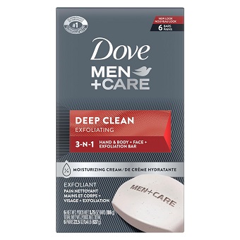 Dove Men+Care Body Soap and Face Bar More Moisturizing