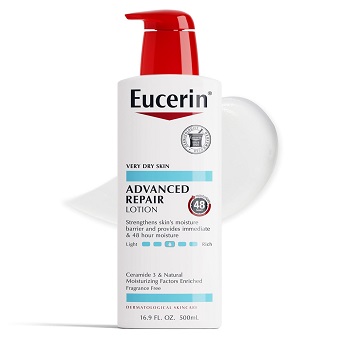 Eucerin Advanced Repair Body Lotion Unscented Lotion Formulated