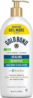 Gold Bond Healing Sensitive Daily Body & Face Lotion