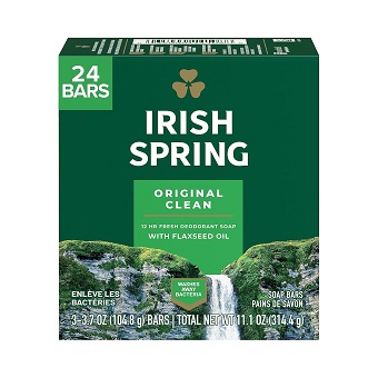 Irish Spring Bar Soap for Men, Original Clean, Smell Fresh