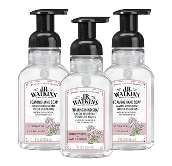 J.R. Watkins Foaming Hand Soap with Pump Dispenser