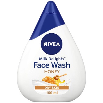 NIVEA Face Wash, Milk Delights Moisturizing Honey