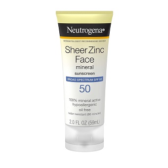 Neutrogena Sheer Zinc Oxide Dry-Touch Face Sunscreen