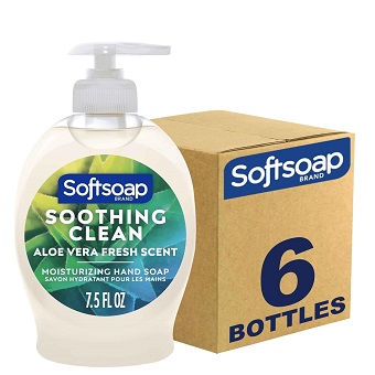 Softsoap Moisturizing Liquid Hand Soap, Soothing Clean Aloe Vera